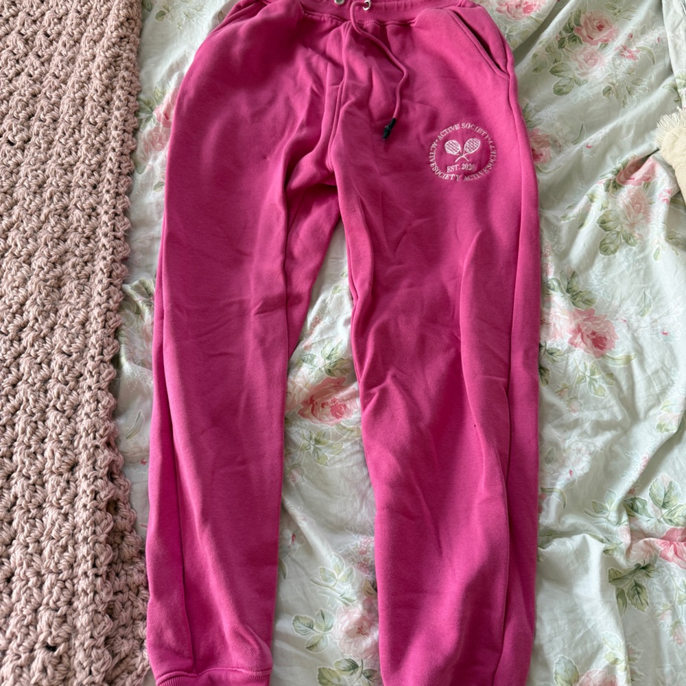 Nasty gal pink sweatpants